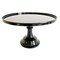 Durable Black Melamine Pedestal Cake Stand – Elegant 11.5" Dessert Display for Events, Parties & Celebrations